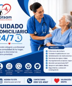 Cuidado Domiciliario 24/7 – Atención Integral al Adulto Mayor